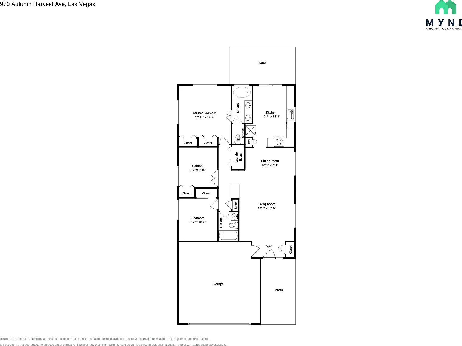 3 bed, 2.0 bath, 1244 sqft, $2,030 — Photo 2