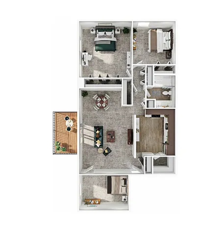 Floor plan 3X1CH BTB