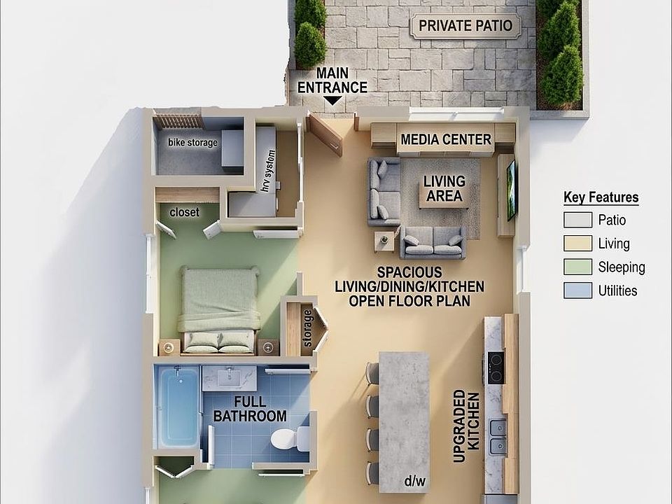 2nd image of 2535 E Broad Way #3