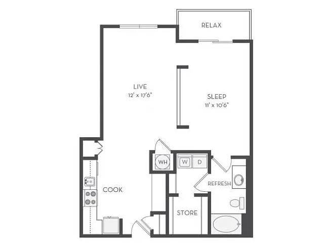 Floor plan The Matisse