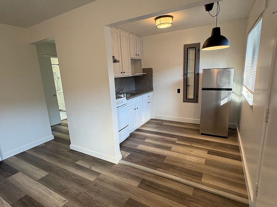 Nice separate living room off the open kitchen