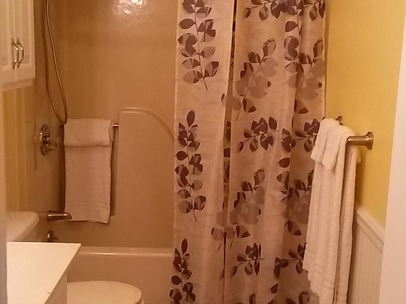 roomy bathroom