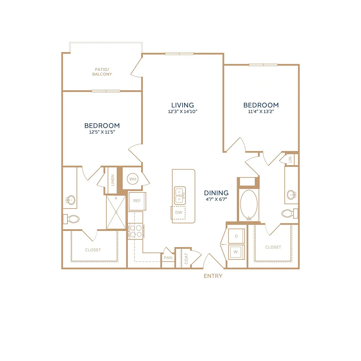 Floor plan B1