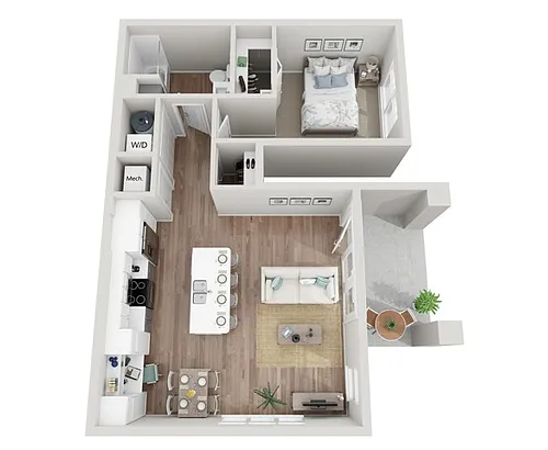 Floor plan 1B