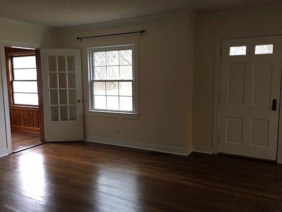 living room with sunroom