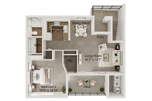 Floor plan Plan D2