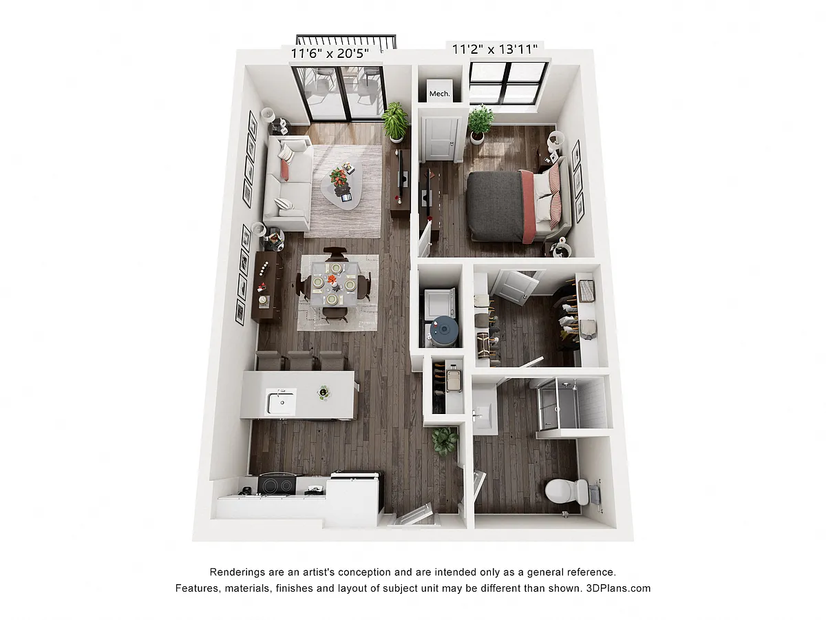 Floor plan HQ-1A