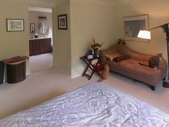 Spacious master bedroom.