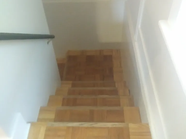 Stairs heading down to basement