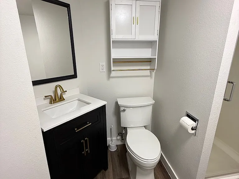 Bathroom - New Vanity, Mirror & Toilet