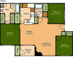 Floor plan The Cypress