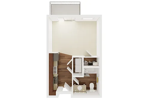 Floor plan Studio