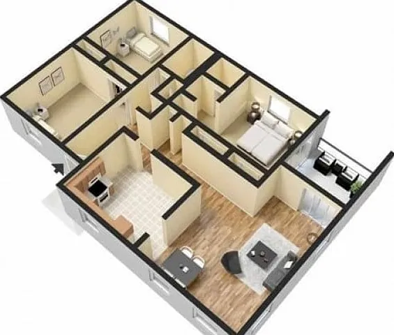 3 Bedroom 2 Bath 3 Bedroom 2 Bath