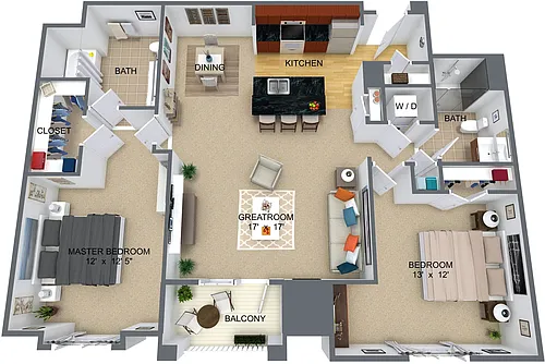 Floor plan Rockefeller