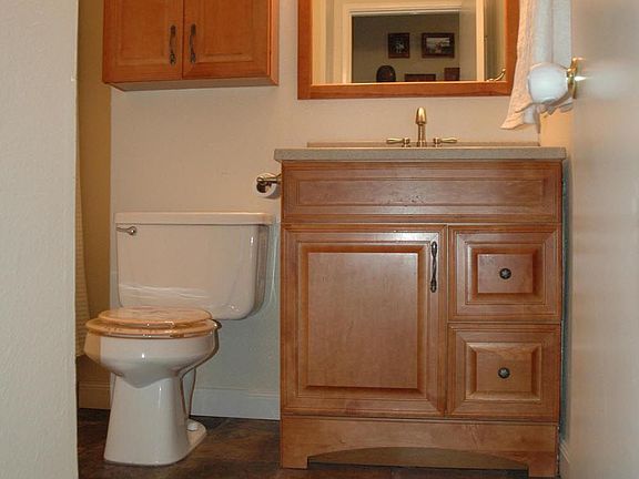 Newly remodeled bathroom.