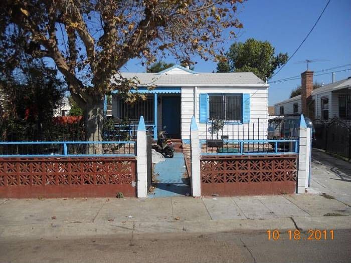 From across the street