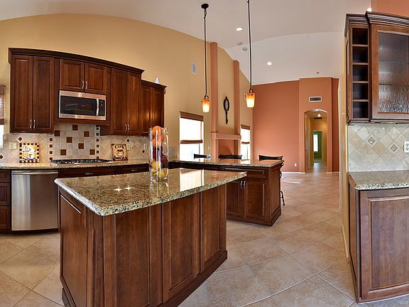 Cherry Cabinets and Granite Counter Tops