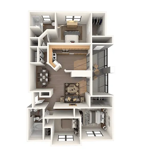 Floor plan C1 3X2
