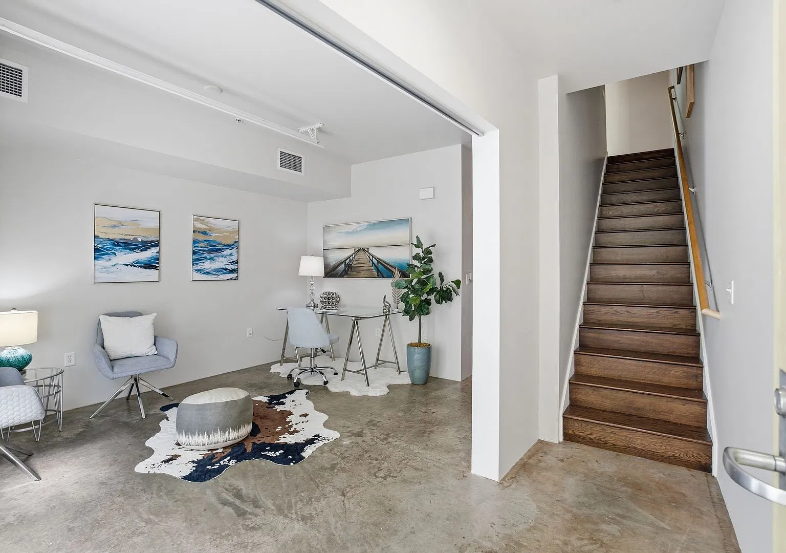 1-Bedroom + Den/Office, 2-Bath Townhome with EV Charging & Secure Parking — Photo 3