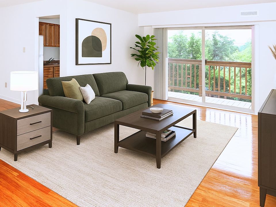 Bright Living Space with Hardwood Floors