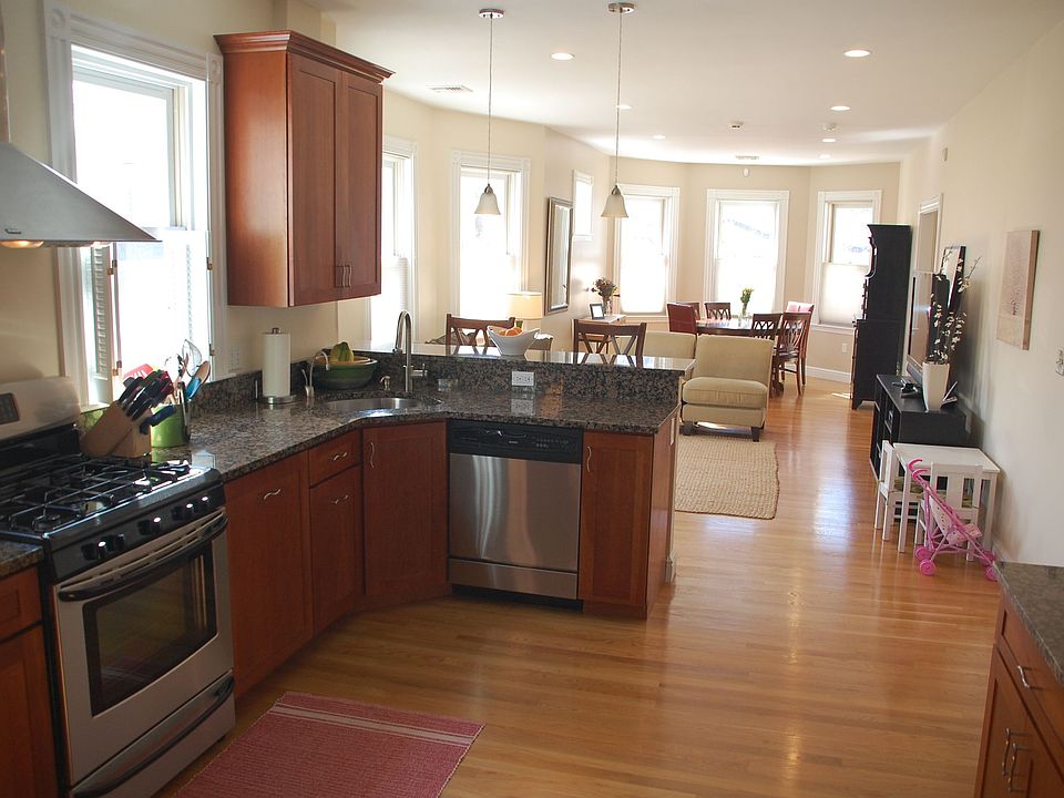Stainless Steel Appliances in Kitchen
