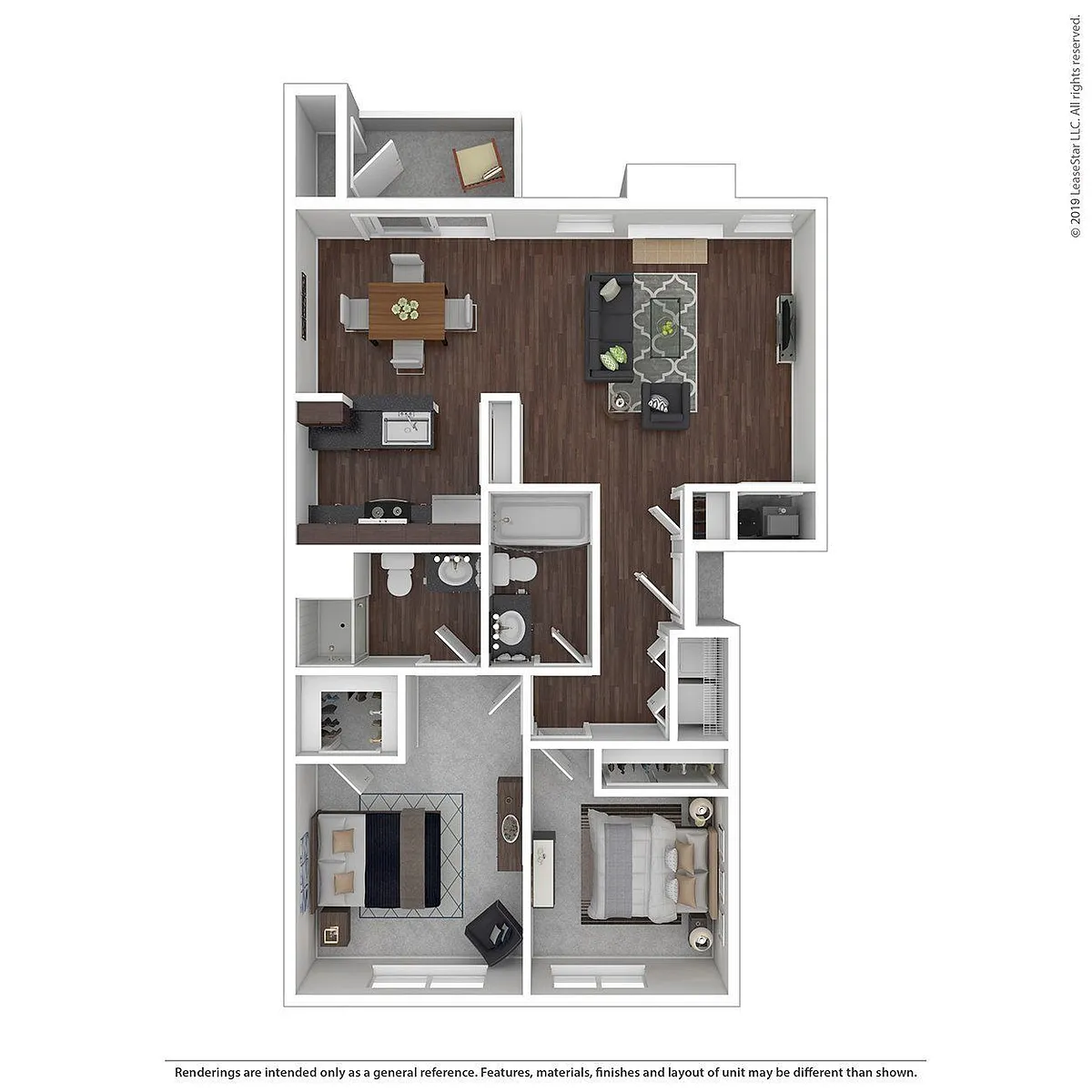 Floor plan Lexington - Renovated