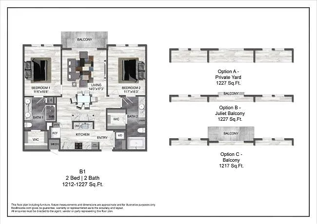 Floor plan B1