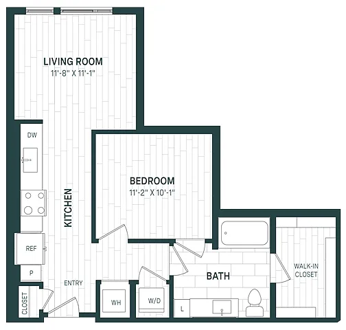 Floor plan Studio-A02
