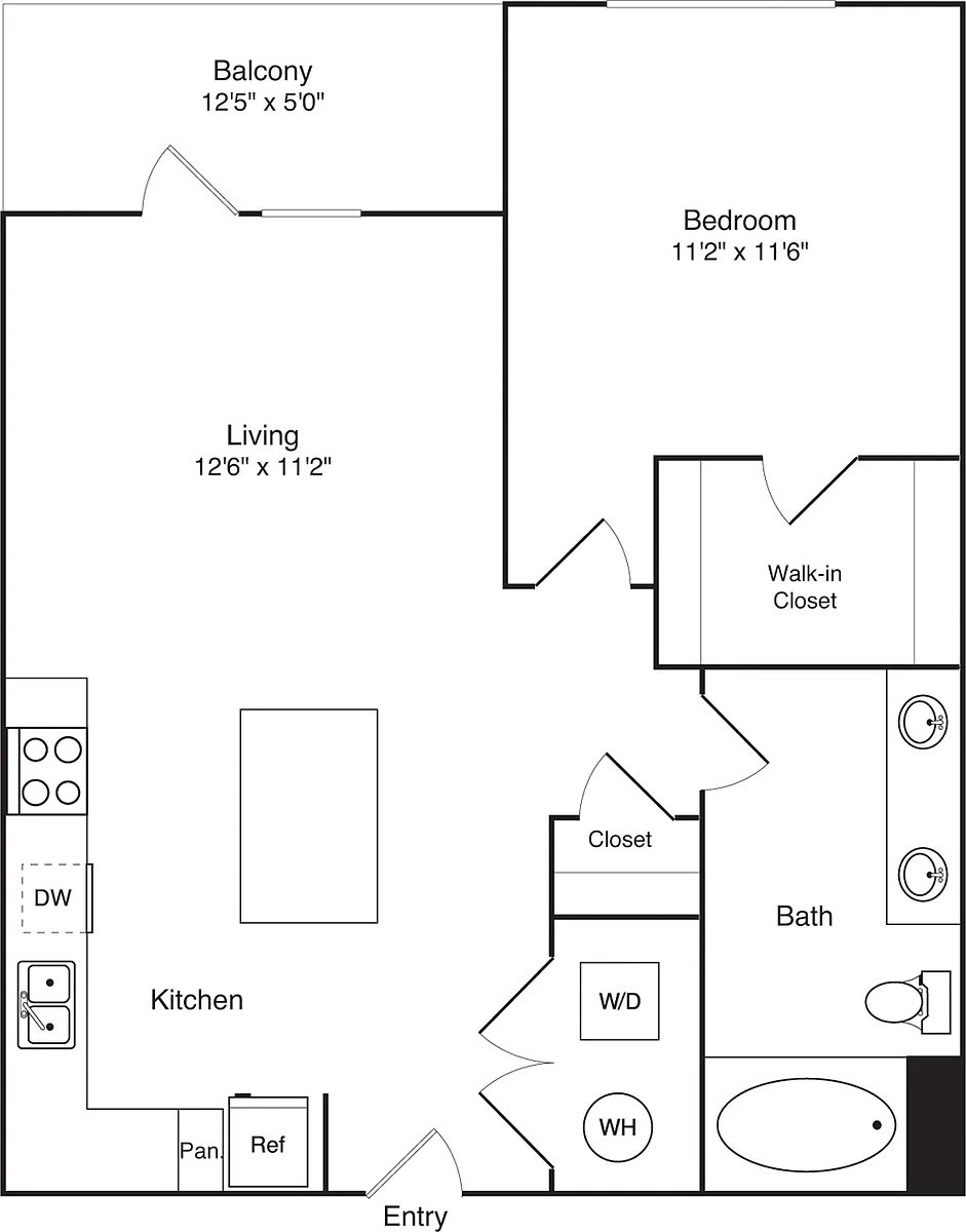 Floor plan 1C
