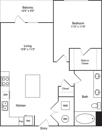 Floor plan 1C