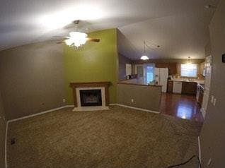 Living Room with Fireplace