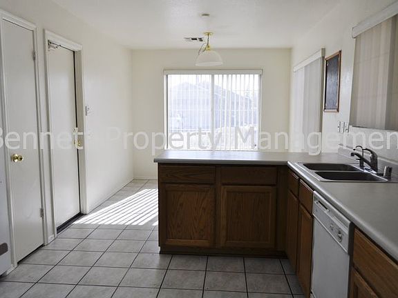 kitchen and dining area