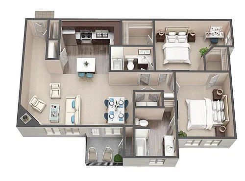 Floor plan B3