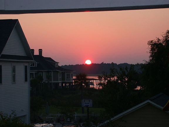 view from upper porch