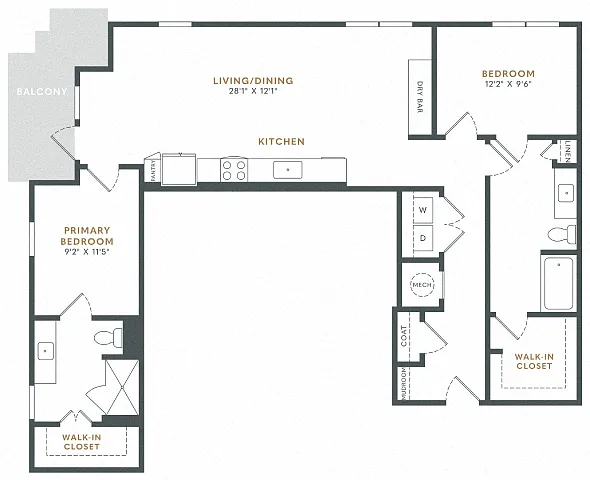 Floor plan B7