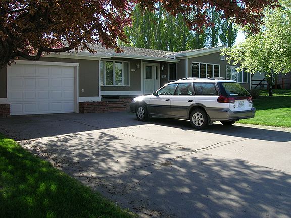 Garage and front view