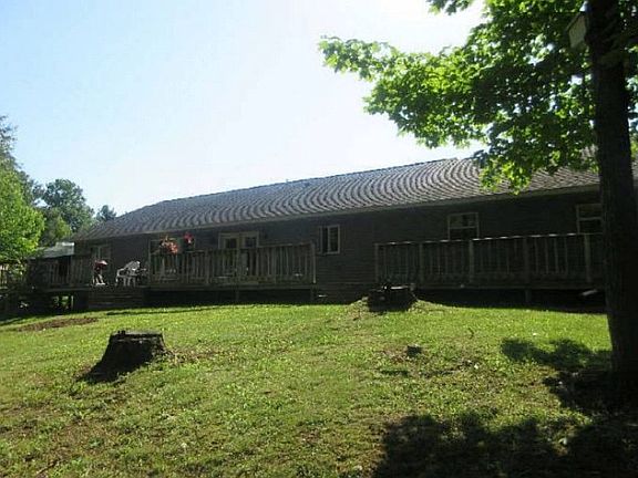 sloping backyard