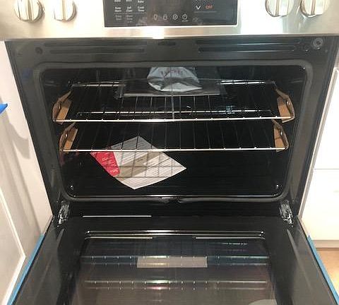 glass top oven/range