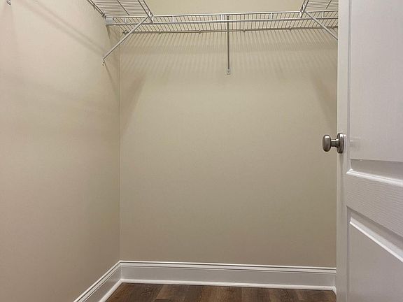 Master closet with LVP