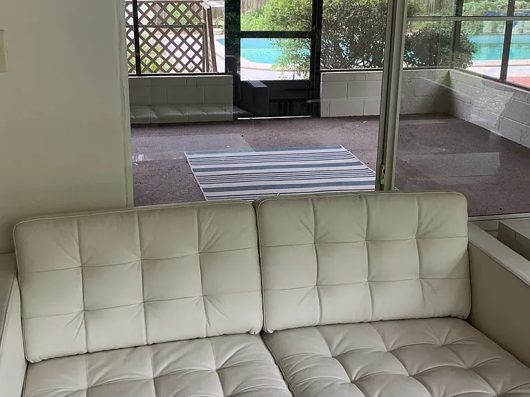 Screened in back porch