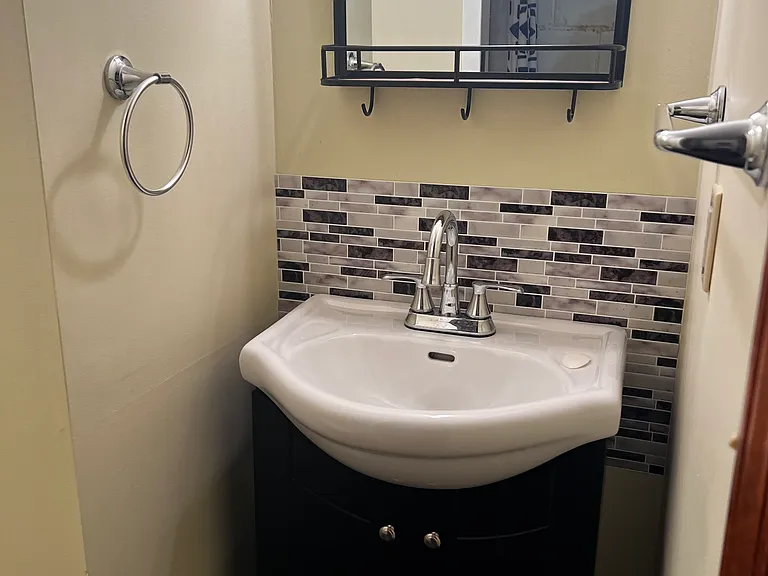 Basement bathroom