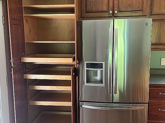 Pantry/stainless steel fridg