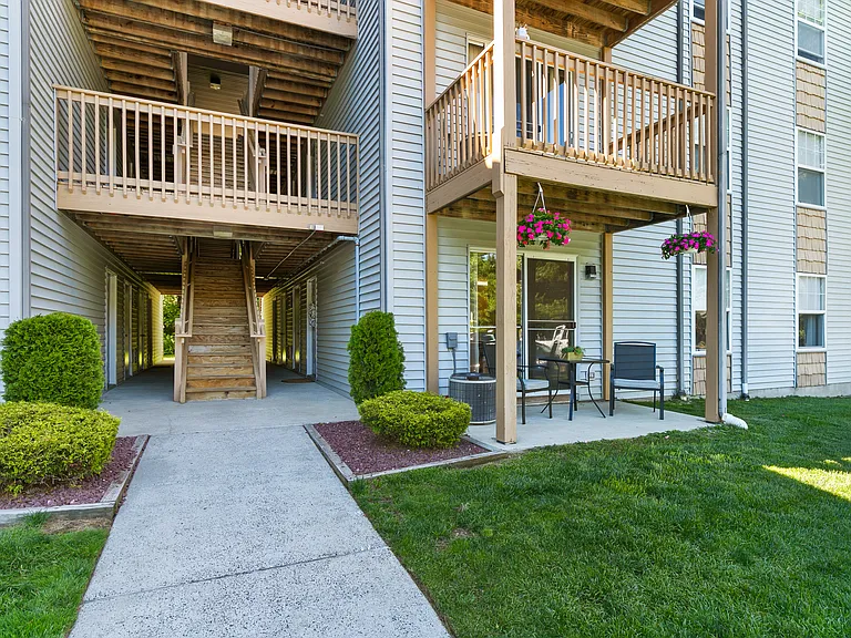 Each Apartment Features a Private, Covered Patio or Balcony