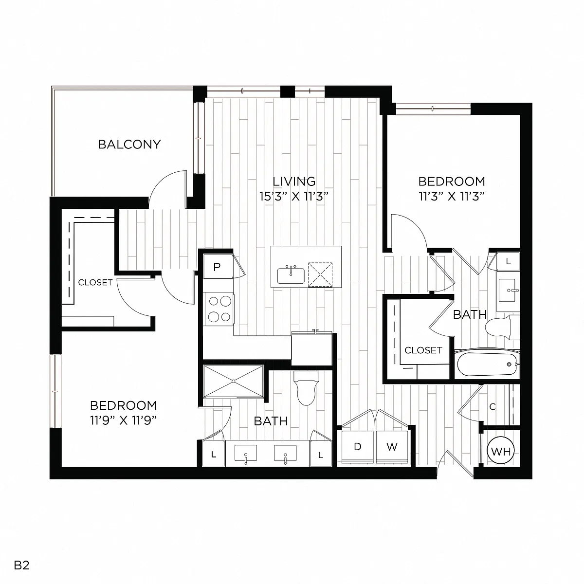 Floor plan B2