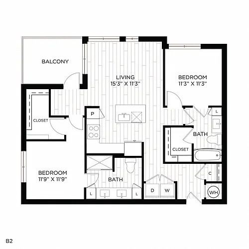 Floor plan B2