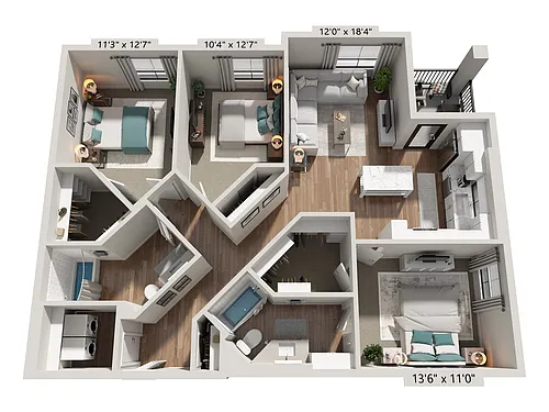 Floor plan C1