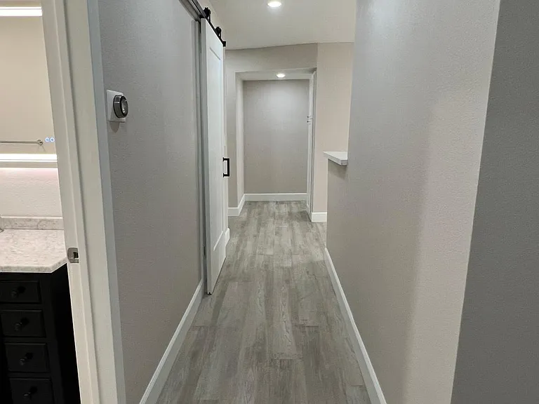 Hallway from bedroom's