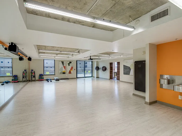 Transform your routine in our yoga room, featuring Wellbeats fitness classes for every fitness level.