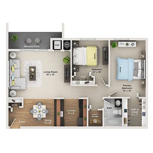 Floor plan B