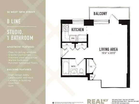 2nd image of 30 W 18th St APT 6B